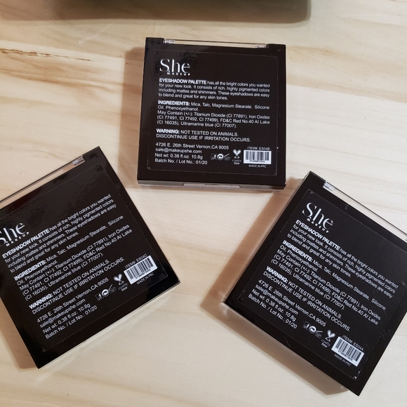 She Makeup 9 Color Eyeshadow Palette Mini Portable Sizes 3 Styles to Choose From - Picture 10 of 10